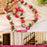 Artificial Pink & Light Pink Flower  line Hanging  | Door Hanging, Home Décor & Ganpati Decoration