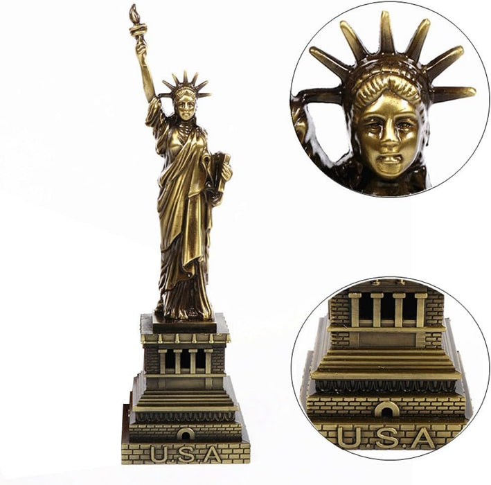 1 Pc The Statue of Liberty Idol for Decorative Showpeice for Home Decor, Living Room, Gifting, Desk Decor, Table Stand Holder, Office Desk (Pack of 1)