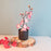 1 Pc Artificial Blossom Flower Stick with Plastic Pot Flower Pot for Home Decor, Living Room, Gifting, Table Top, Showpiece, Balcony, Raksha Bandhan Gifting(Pack of 1)(with Pot)