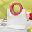 Translucent Bags Goodie Bags With Handle Gift bag, hamper bag, Carry Bags, shopping gift bag for Gifting, Presents, Packing, Return Gifts, Birthday, Events (Medium)