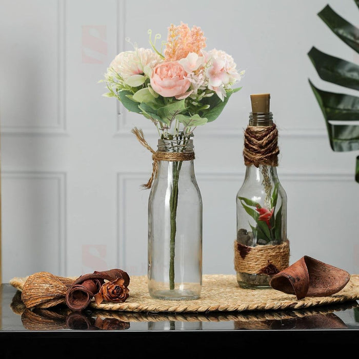 Artificial Multiflora Flower Roses Sticks Bunch decorative items for Decoration, Craft Items Corner (Without Vase Pot)