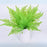 1 Pcs Artificial Flower Fren Bunch Leaves for Gifting, Home Decor, Balcony, Office, Bedroom, Living Room Decor, Raksha Bandhan (1 Bunch,Green,PVC) (36 cm) (without Vase)