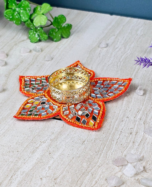 1 Pcs Candle Classic Holder Design, Tealight Diya Holder of Metal Stand for Home Decor,Diwali Decor,For Rangoli, Pooja Room Item,Mandir Decor, Festival, New Year Decoration (4.5 inch)(Pack Of 1)