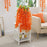 12 Pcs (43.2 inch) Artificial Wisteria Vine Ratta Fake Wisteria Hanging Garland Silk Long Hanging Bush Flowers String for Home Decor,Diwali Decor,Valentine's Day Decoration (Orange)