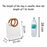 Medium Size( 22 x 11 x 21 cm) Translucent  Bags with Round Handle Gift Paper Bag, Carry Bags, Gift Bag, Gift for Birthday, Valentine, Marriage, Festivals, Season's Greetings and Events (Medium) (Brown)