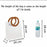 Big Size( 28 x 12 x 24 cm) Translucent  Bags with Round Handle Gift Paper Bag, Carry Bags, Gift Bag, Gift for Birthday, Valentine, Marriage, Festivals, Season's Greetings and Events (Big) (Brown)