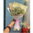 Ready to use Bouquet Artificial Flower White BabysBreath & Sunflower Gypsy Wrapped for Best Wishes,Gifting,Housewarming,Wedding,Office,Welcoming, Surprice,Gift for her/him Birthday,Anniversary