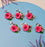 Pink colour Artifical Flower stylish Brooches Ready to use for any occation, Hamper decoraton, Toran decoration stylish brooches.