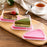 Triangle Pastry Box with Clear Lid & Pink Base for Cake Slice, Pastry, Dessert, Bakery Packing, Birthday Party, Catering & Return Gift Packaging