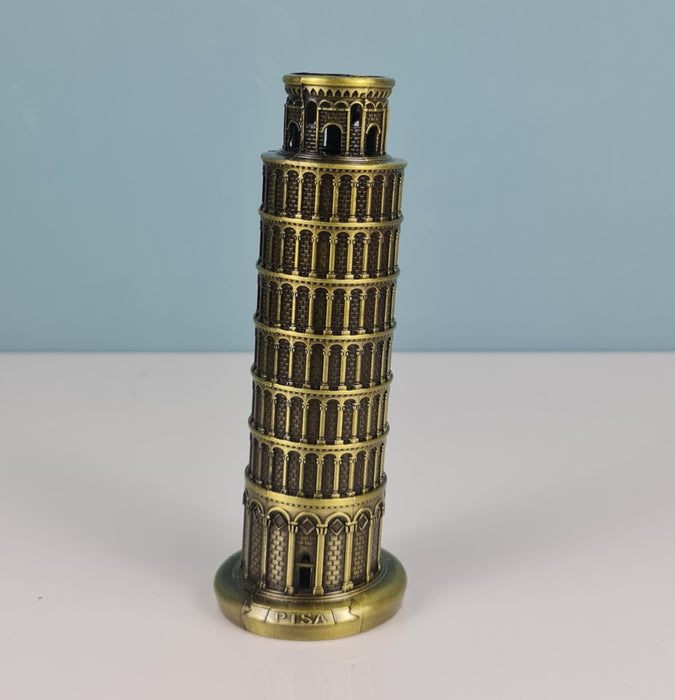 1 Pc The Leaning Tower of Pisa Figurine Statue Idol for Decorative Showpeice for Home Decor, Living Room, Gifting, Desk Decor, Table Stand Holder, Office Desk (Pack of 1)