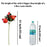 Artificial Faux Pomegranate Plant Stick, Enhance Your Space with Artificial Pomegranate Plant Big Realistic Leaves for Decoration - Ideal for Home, Office, Garden, and Indoor, (Pack of 3)(35 cm)
