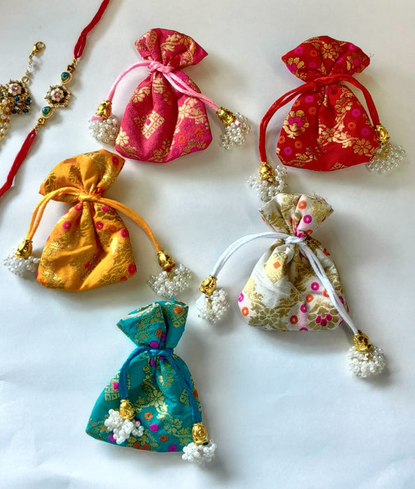 Small mini Jute Potli Bags Coin Pouch for Marriage, Return, Birthday Gifting | Handmade Bags for functions, Rakhi,Raksha bandhan,Gifts Packing, jewellery, Sweets, Dry fruits, chocolate, Party.