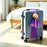 Ready-to-Use Adjustable Suitcase Net Band with Flower Bunch for Wedding Trousseau Packing, Trolly Bag Decoration, Crafting,Wrapping, Decoration, and DIY Projects