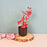 1 Pc Artificial Blossom Flower Stick with Plastic Pot Flower Pot for Home Decor, Living Room, Gifting, Table Top, Showpiece, Balcony, Raksha Bandhan Gifting(Pack of 1)(with Pot)