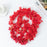 3 Lines (Small petals) Artificial Ixora Flower Garlands, Wall Hanging decorative String Lines items for Anniversary Decoration, Home Decor, Pooja, Diwali Functions Decor (Pack of 1)