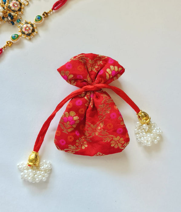 Small mini Jute Potli Bags Coin Pouch for Marriage, Return, Birthday Gifting | Handmade Bags for functions, Rakhi,Raksha bandhan,Gifts Packing, jewellery, Sweets, Dry fruits, chocolate, Party.