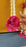 Small Carnation Side Hanging (17 Inch) | Rajnigandha & Galgota Floral Décor for Home, Diwali & Events