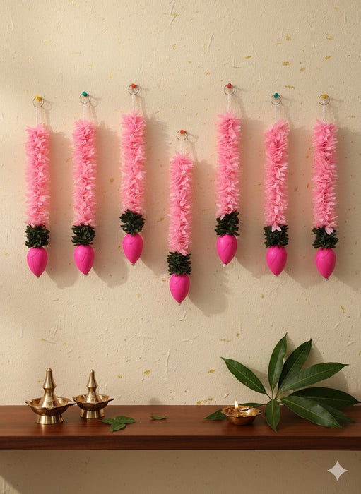 Lotus Ladi | Washable, Affordable Decoration for Diwali, Home & Festive Events