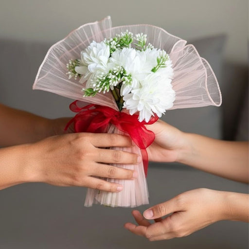 Ready to Use Dahlia Bunch Bouquet (size - 11 inch)