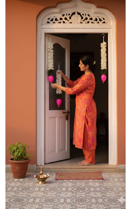 Lotus Ladi | Washable, Affordable Decoration for Diwali, Home & Festive Events