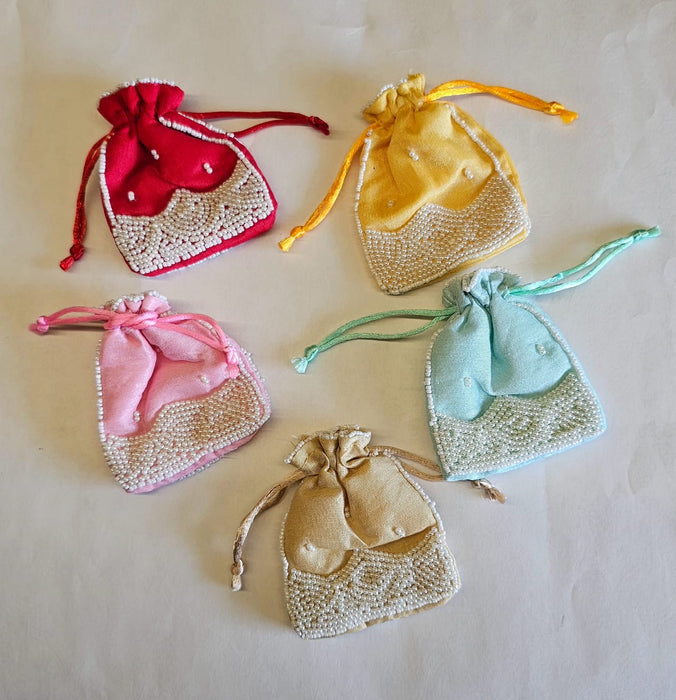 Small mini Jute Potli Bags Coin Pouch for Marriage, Return, Birthday Gifting | Handmade Bags for functions, Rakhi,Raksha bandhan,Gifts Packing, jewellery, Sweets, Dry fruits, chocolate, Party.