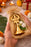 Premium Trishul Design Pooja Bell (Gantdi) – 5.5 Inch | Golden Finish Temple Bell for Pooja, Aarti & Gifting