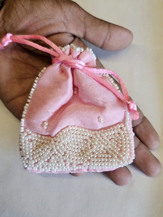 Small mini Jute Potli Bags Coin Pouch for Marriage, Return, Birthday Gifting | Handmade Bags for functions, Rakhi,Raksha bandhan,Gifts Packing, jewellery, Sweets, Dry fruits, chocolate, Party.