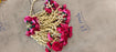 Small Carnation Side Hanging (17 Inch) | Rajnigandha & Galgota Floral Décor for Home, Diwali & Events