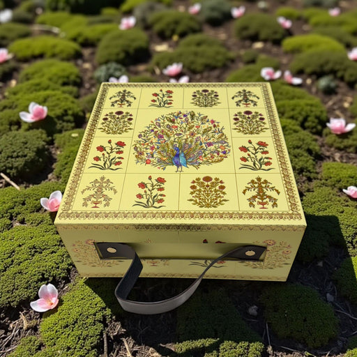 Royal Heritage hamper boxes Premium Foldable Wedding Gift Box with Handle | Reusable Luxury Return Gift Box for Wedding, Festive Hampers & Special Occasions