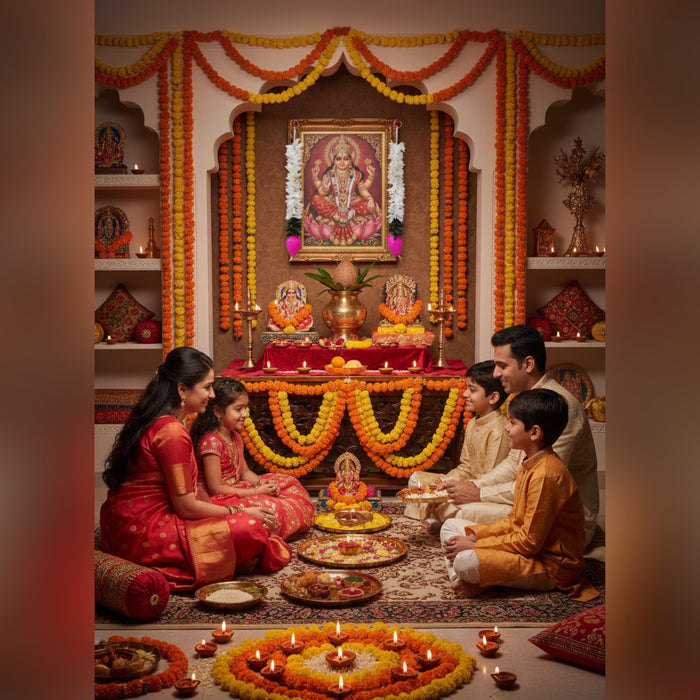 Lotus Ladi | Washable, Affordable Decoration for Diwali, Home & Festive Events