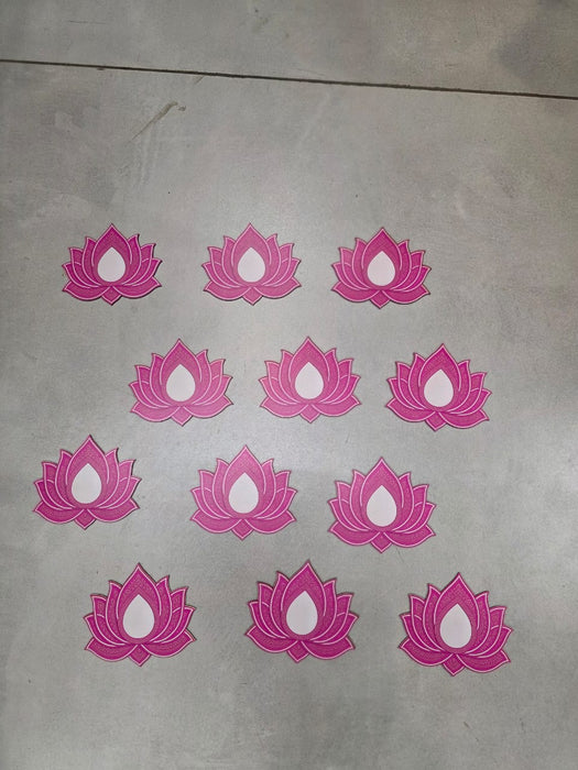 Lotus MDF Cutouts (5 Inch) | BJP Lotus Diwali Decoration | DIY Craft, Wall & Festival Décor