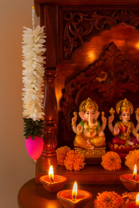 Lotus Ladi | Washable, Affordable Decoration for Diwali, Home & Festive Events