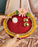 1 Pc Handcrafted Pooja Thali Tray Holder Platter-Ideal For Festival Décor Handmade Decorative Platter