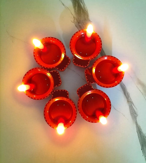 Water Sensor LED Diya, Automatic Water Sensing LED Tea Light Candle Water Diya For  Diwali, New Year, Deepavali  Home Decor, Festivals Decoration.