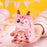 Satyam Kraft's Pink Deer Animal Shape Folding Storage Paper Box, Perfect for Packing Chocolate, Dry Fruits, Birthday, Engagement, Return Gift, Baby Shower, Festivals