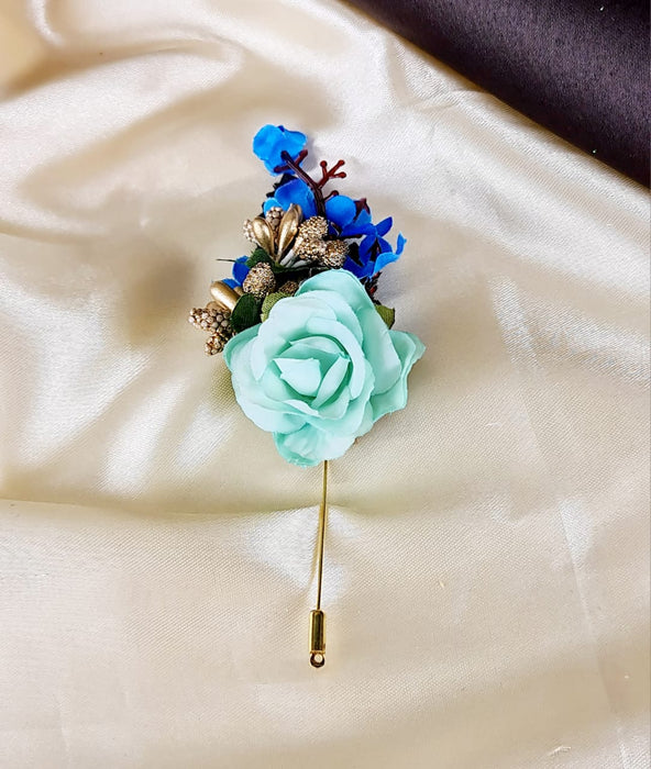 Blue Flower Brooch Pins for wedding decoration Wedding ceremony Brooch pin for wedding.