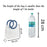 Small Size( 18.5 x 8 x 16 cm) Translucent  Bags with Round Handle Gift Paper Bag, Carry Bags, Gift Bag, Gift for Birthday, Valentine, Marriage, Festivals, Season's Greetings and Events (Small)