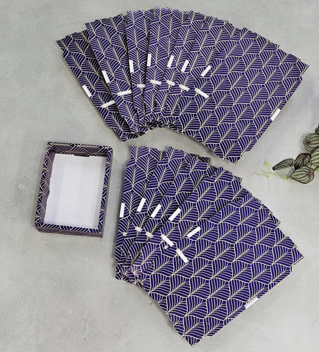 12 Pcs 7*10 inch Multipurpose Decorative Folding Paper Box-Rectangle Cardboard Box, DIY Tray for Gift Hamper, Gifting (Cardboard Folding Paper Box)