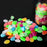 Radium Glossy Stone Pebbles for Garden,Home in Dark Glowing Stepping Glows The Night Rocks Set Decoration For Living Room, Aquarium, Fish House, Decoration (100 pc's) (Multicolour)