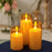 Flameless Led Tea Light Piller Candle for Home Decoration (small, medium, large)
