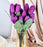 1 Bunch Artificial Tulip Lily Flower Sticks for Home Decor, Bedroom, Office, Living Room, Table Decor, Rakshabandhan Fetivals & Anniversary Decoration (without Vase Pot)