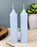 12 Pc Pillar Shape Wax Candle for Home Decore, Living Room, Bed Room, Festivals Like Diwali, for Meditation, Relaxation, Air Freshening