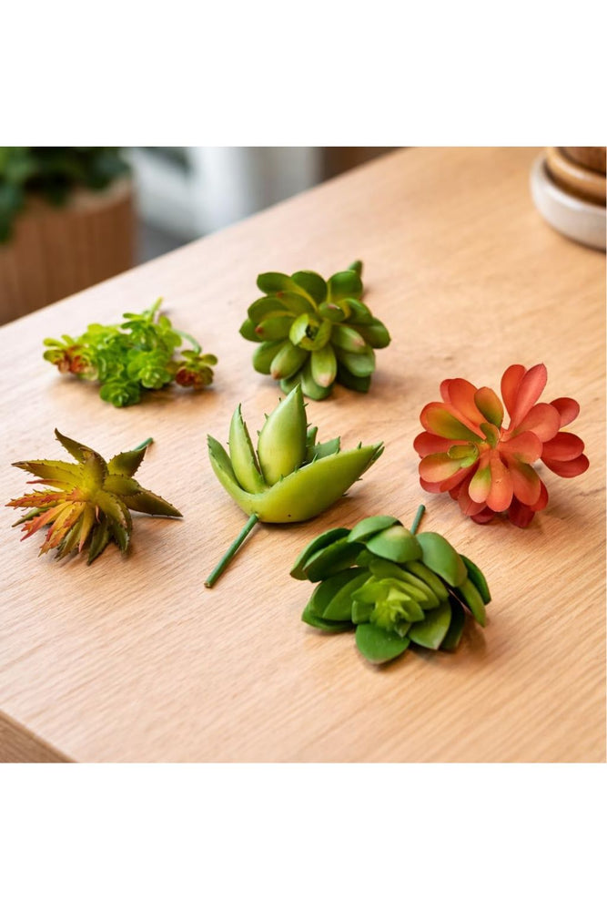 Artificial Succulent Heads Small Mini Plants,Plant Add Charm to Your Home Decor