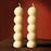 2 Pc knob Shape Wax Candle for Home Decore, Living Room, Bed Room, Festivals Like Diwali, for Meditation, Relaxation, Air Freshening