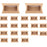 Brown Decorative Folding Paper Gift Boxes For Gifting Chocolates, Dryfruits Items - Fancy Decorative packaging In Marriage Pooja Function Packing (Brown) (12.5 cm)