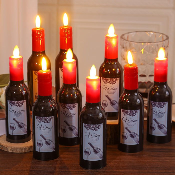 Wine Shape LED Candle Light Candle Light for Home,Diwali Decor, Living Room, Bed Room,Festive Decor, Resturants, Cafes.