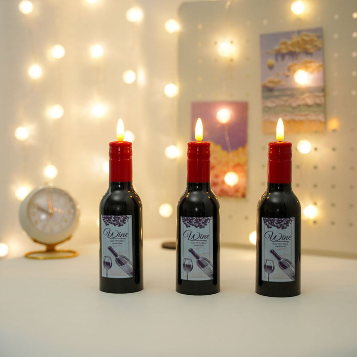 Wine Shape LED Candle Light Candle Light for Home,Diwali Decor, Living Room, Bed Room,Festive Decor, Resturants, Cafes.