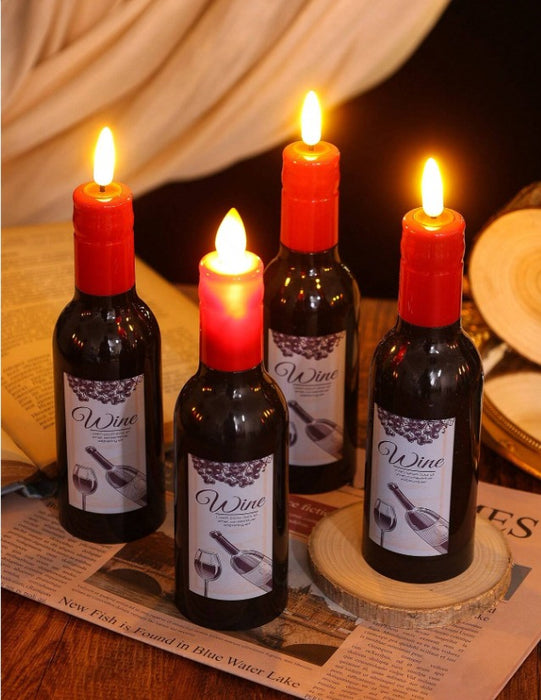 Wine Shape LED Candle Light Candle Light for Home,Diwali Decor, Living Room, Bed Room,Festive Decor, Resturants, Cafes.