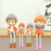 1 set Hanging Legs Cute Boy and Girl Toy Home Decor Showpiece – Elegant Hanging Leg Design for Decorative Room Enhancement