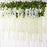 (43.2 inch) Artificial Wisteria Vine Garland Fake Silk Hanging Bush Flowers for Home Decor, Wedding, Pooja, Mandap, Outdoor Garden Decoration, Door & Balcony (White)